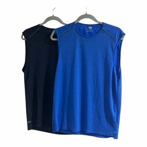 Bundle: Athletic Works size M Full Shoulder Tank Tops Dri Works Fabric